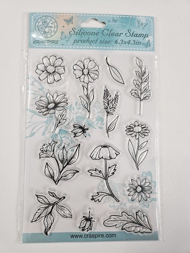 Clear stamps floral daisy - clear,