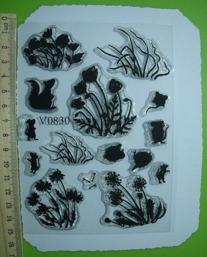 Foliage critters silhouettes - &,