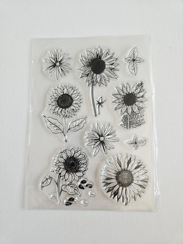 Clear stamps sunflowers craft - sunflowers,