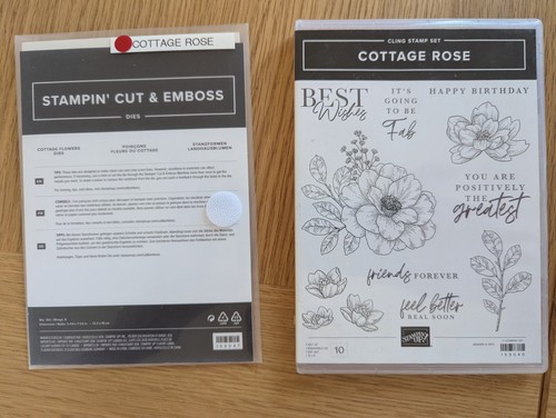 Stampin used cottage rose - used,
