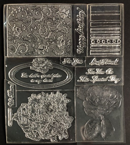 Clear stamps mixed lot - stamps,