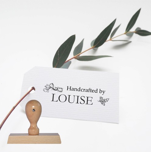 Personalised leaf rubber - personalised,