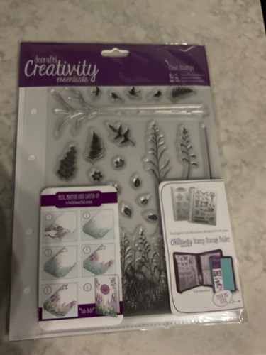 Forest clear rubber stamps a5 - forest,