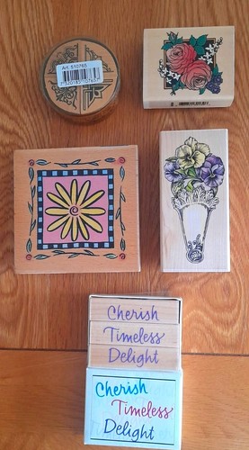 Mixed lot rubber stamp - mixed,