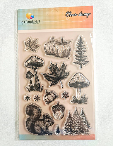 Autumn clear stamp set - stamp,