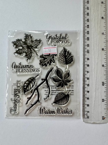 Silicone craft stamps autumn - -,