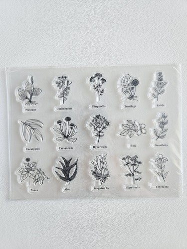 Clear stamps floral - floral, botanical