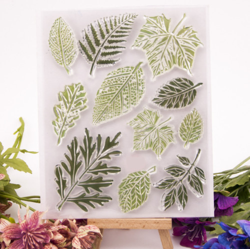Leaf rubber silicone clear - leaf,