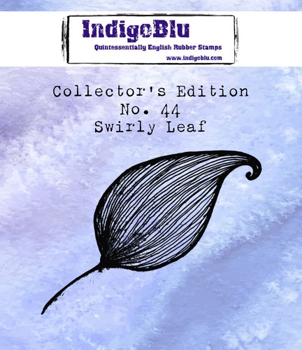 Swirly leaf indigoblu - no., 44