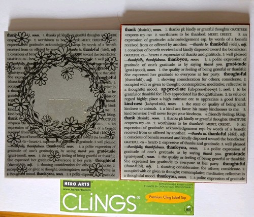 Hero arts cling rubber - rubber, stamps