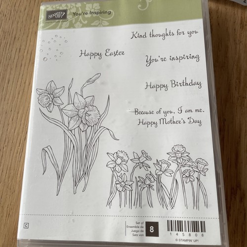 Stampin red rubber - red,