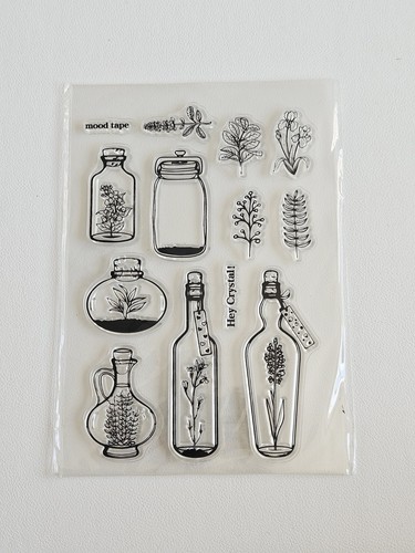 Clear stamps floral botanical - floral,