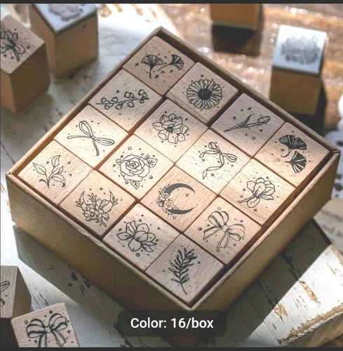 Box vintage botanical - box,