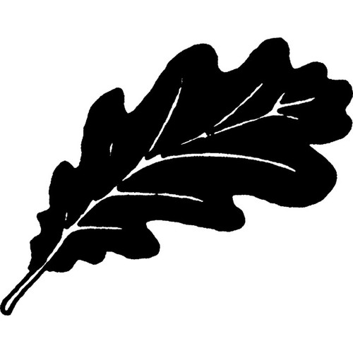 Oak leaf unmounted rubber - unmounted,
