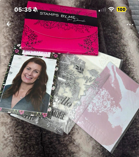 Stamps floral clear - me,