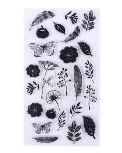 Clear stamp flower - stamp,