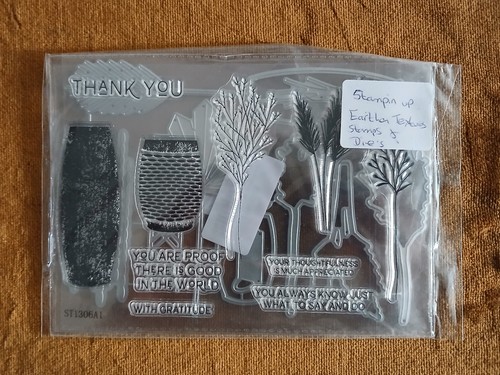 Stampin earth textures - stampin,