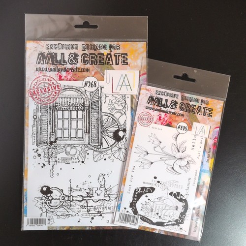 Aall create clear stamp set - &,