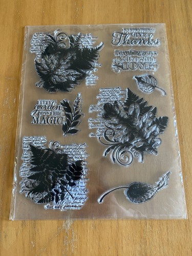 Clear stamps leaves - stamps,