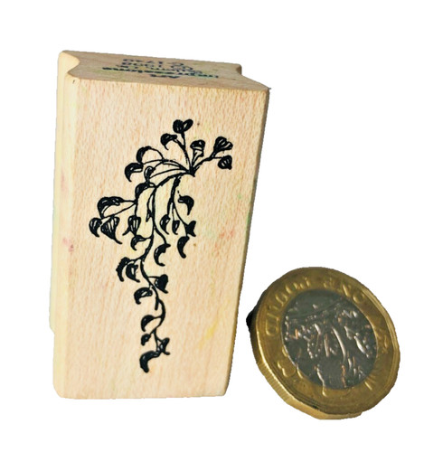 Rubber ink stamp leaf - ink,