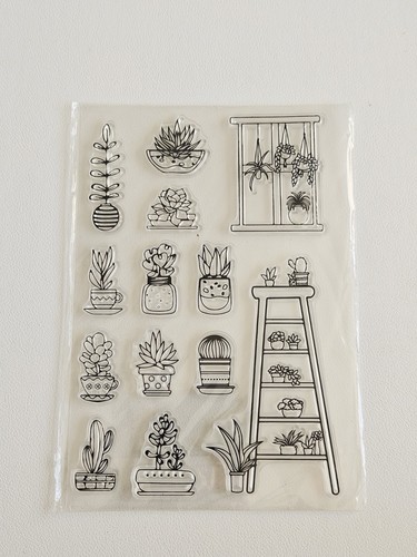 Clear stamps house plants - clear,