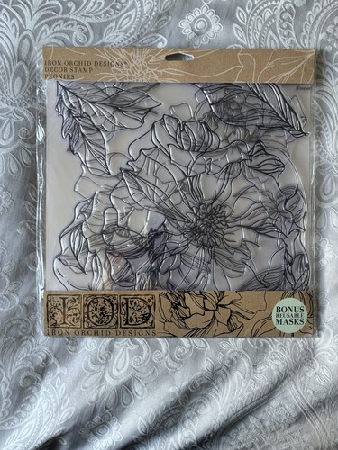 Peonies iron orchid designs - iron,
