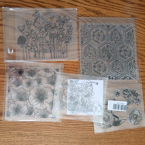Clear stamp set - set, x5