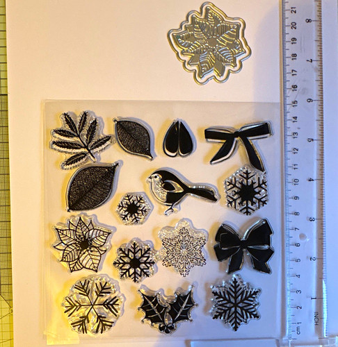 Christmas clear stamp set - christmas,