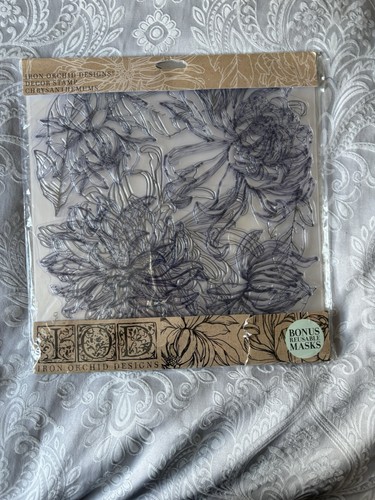 Chrysanthemums stamp set iron - stamp,